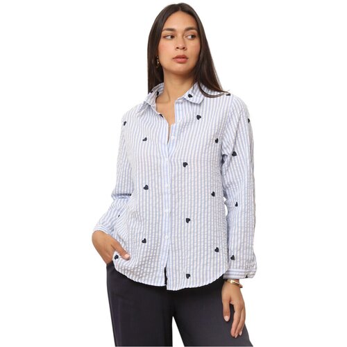 La Modeuse Srajce &amp;amp; Bluze 74212_P175615 Modra Slike