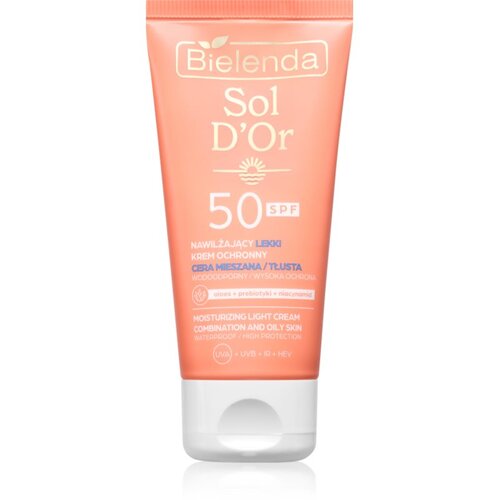 Bielenda Sol D&rsquo;or vodoodporna krema za sončenje za obraz SPF 50 50 ml Cene