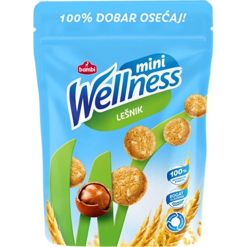 Bambi wellness integralni keks mini lešnik 70g Cene