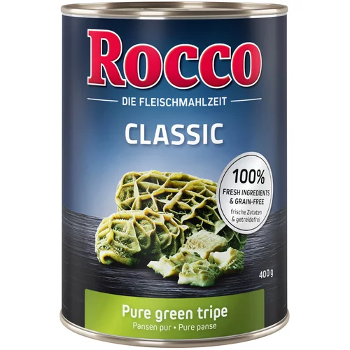 Rocco Ekonomično pakiranje za gurmane: Classic 24 x 400 g - NOVO: Čisti burag