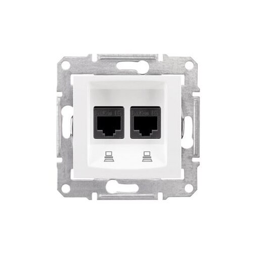 Utičnica 2xRJ45 cat5 STP bijela SEDNA Cijene