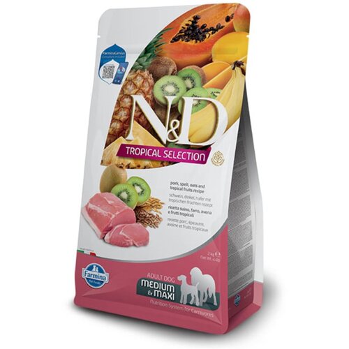 N&d TROPICAL Pork Medium and Maxi 2 kg Hrana za pse Cene