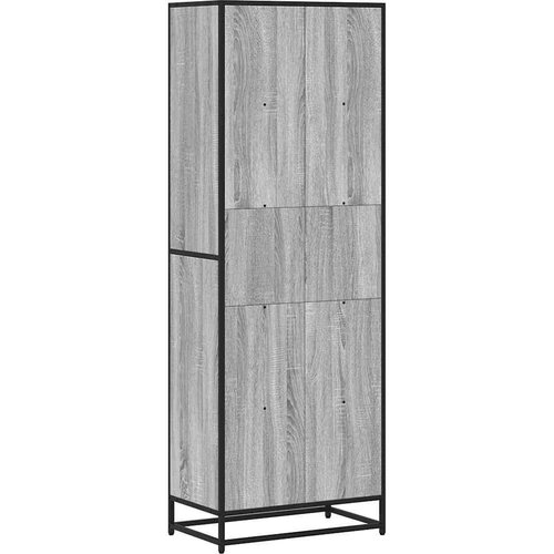 VidaXL Knjižna omara siva sonoma 60x35x170,5 cm inženirski les Slike