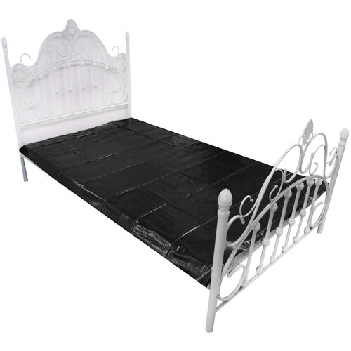 Kiotos Bed Sheet Cover Thin Black Slike