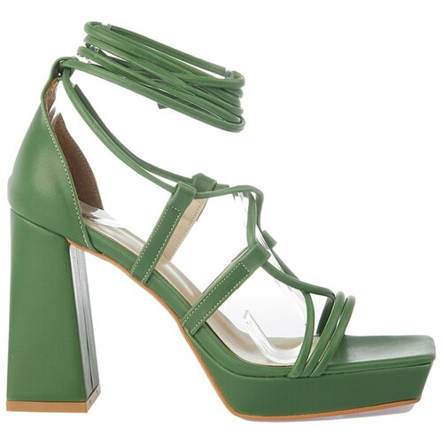 Trendyol Green Platform Women's Classic Heeled Shoes Cene