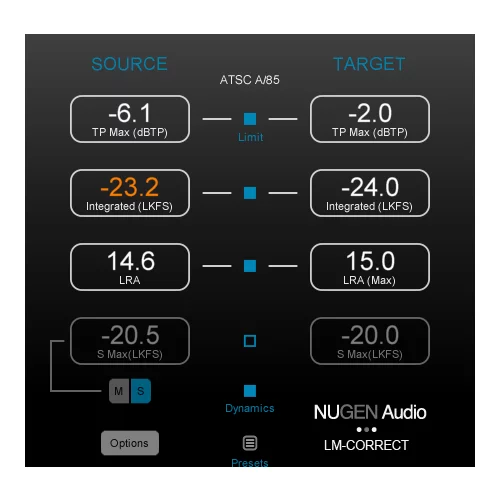 Nugen Audio lm-correct 2 (digitalni izdelek)