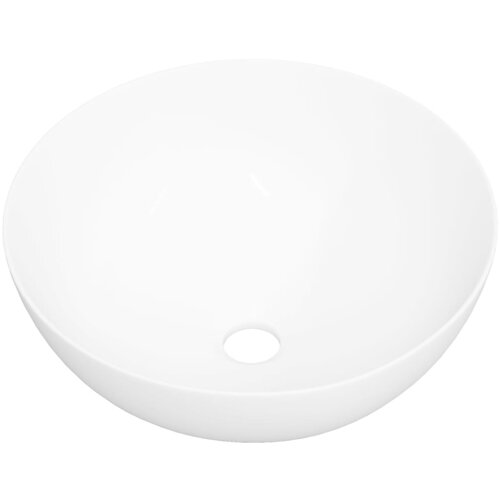  Umivaonik bijeli 36 x 15 cm keramički okrugli Slike