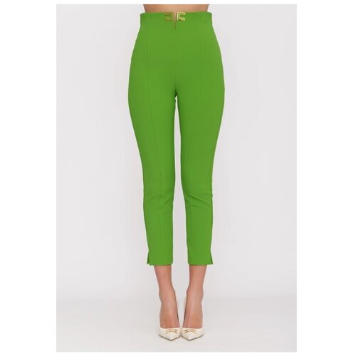 Elisabetta Franchi Hlače 3/4, 7/8 PA16361E2 Zelena Slike