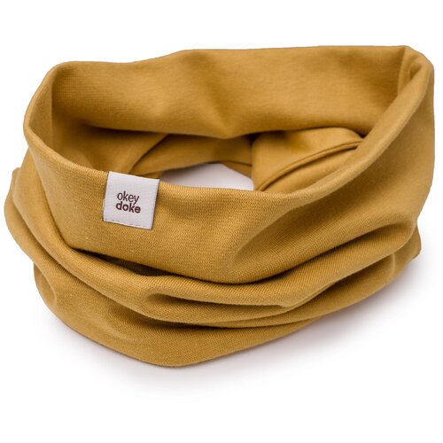 DOKE Bavlněn&amp;yacute; n&amp;aacute;krčn&amp;iacute;k mustard Slike