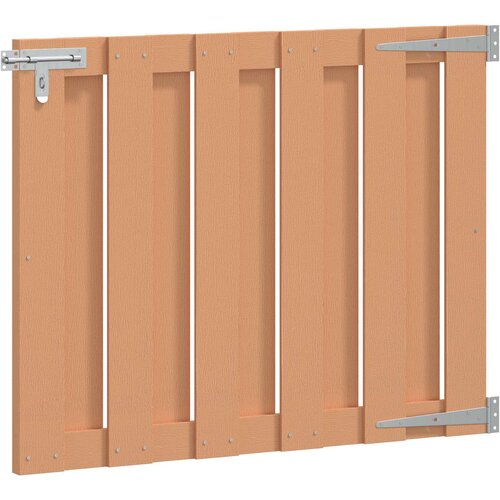  Vrtna vrata 100 x 80 cm WPC i aluminij Smeđa Cijene