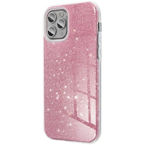  futrola shining case (glitter 3in1) za iphone 16 promax (6.9) roze Slike