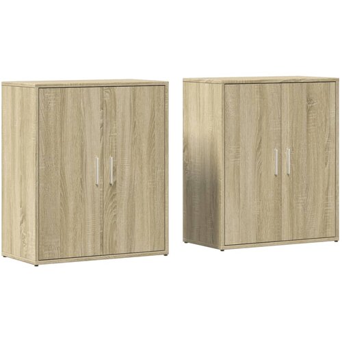 Maison Chic Komoda - Predalnik 2 kosa sonoma hrast 60x31x70 cm inženirski les, (21722578) Slike