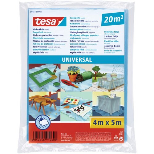 Tesa PRIBOR ZA PLESKANJE VEČNAMENSKA PREKRIVNA FOLIJA 4 M X 5 M Cene