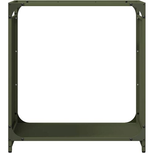  Stalak za drva 60x28x65 cm hladno valjani čelik Slike