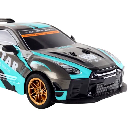 Veliki sportski auto na daljinsko upravljanje Sports Car 1:10 - tirkizno/crni Cijene