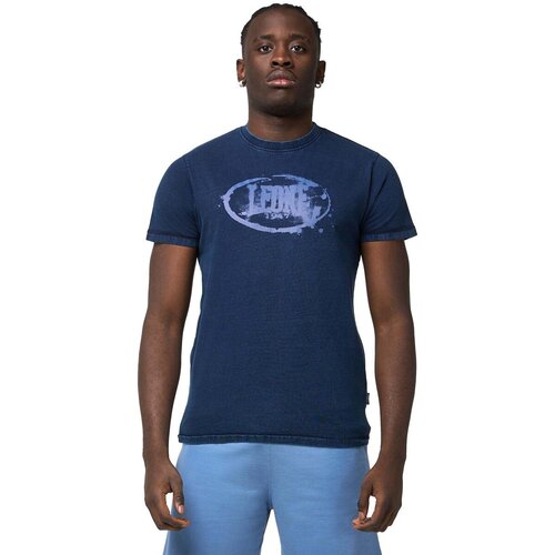 Leone 1947 Majice s kratkimi rokavi Man T-Shirt Short Sleeves Urban Modra Cene