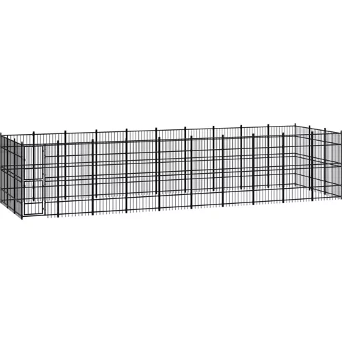  vanjski kavez za pse čelični 27,65 m²