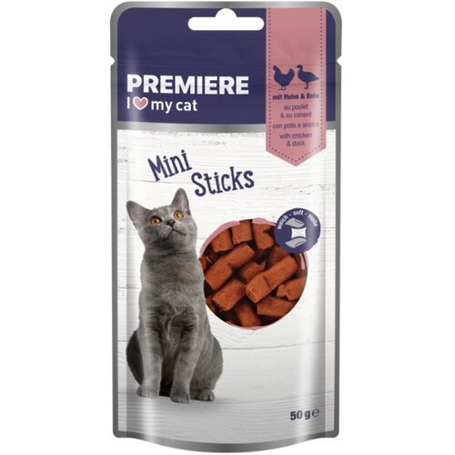 Premiere poslastica za mačke Mini Sticks piletina i patka 50 g Cijene