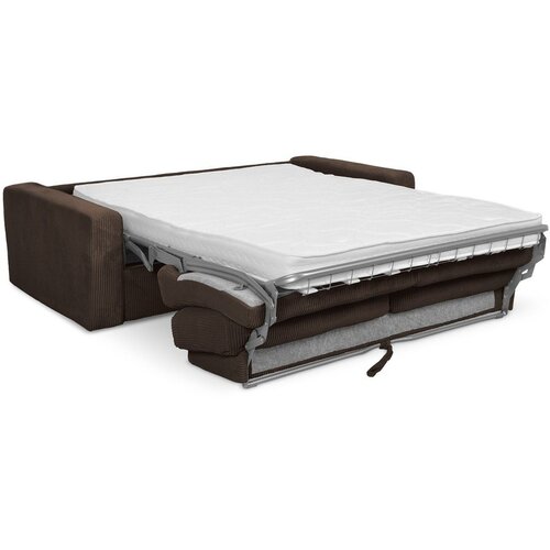 Makamii Smeđa sklopiva sofa od samta 195 cm Nona &amp;ndash; Slike
