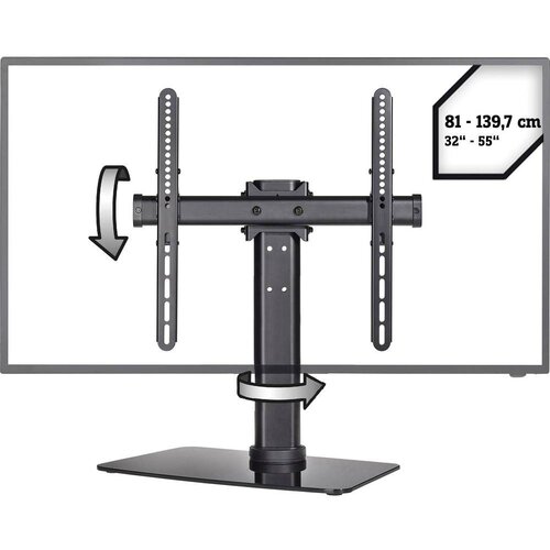 SpeaKa Professional SP-TT-05 TV stojalo 81,3 cm (32'') - 139,7 cm (55'') nagibni in obračalni, (20434583) Cene