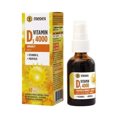 Medex Vitamin D3 4000 Slike