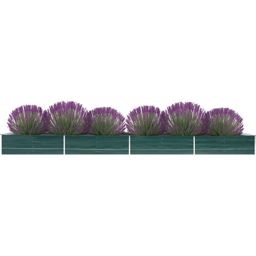  Visoka greda pocinkano jeklo 600x80x45 cm zelena Cene