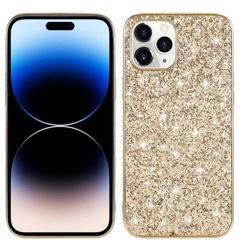 SUNSKY Ovitek za iPhone 14 Pro Glitter Powder, Gold Cene