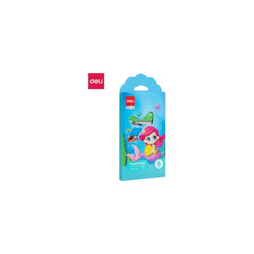 Deli PLASTELIN 120G - 6 BOJA DEZEN SIRENA EH718-6 Cene