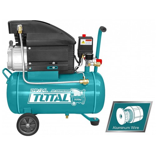Total kompresor 24L,1.1kw,uljani Slike