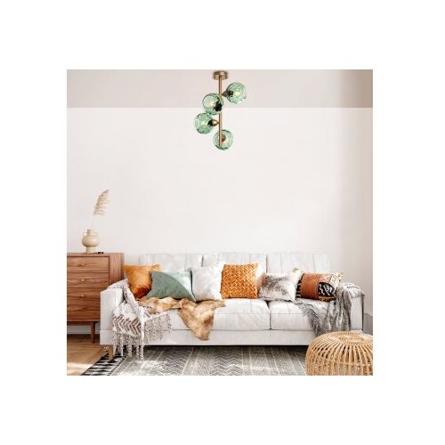 Opviq Luster Benek-15-14505, 40x40x55cm, IP20, zlatno-zelene boje Cijene