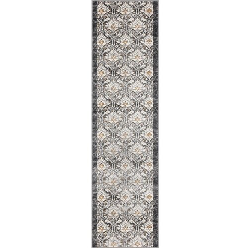 FD Tamno siva/boje slonovače staza 80x300 cm Soft Viskan &amp;ndash; Slike