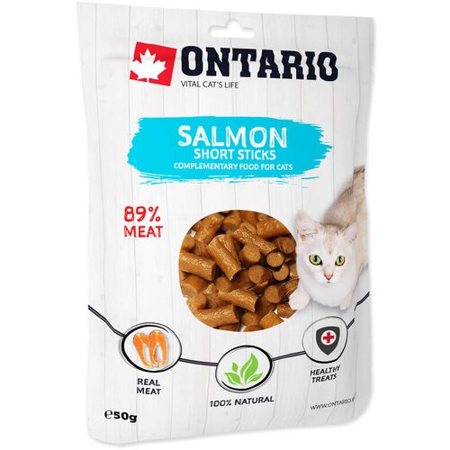 Ontario Cat posladek kratke palčke - losos, 50 g Cene
