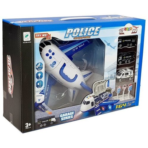  Folding Plane with Cars 1:64 with lights and sounds Slike