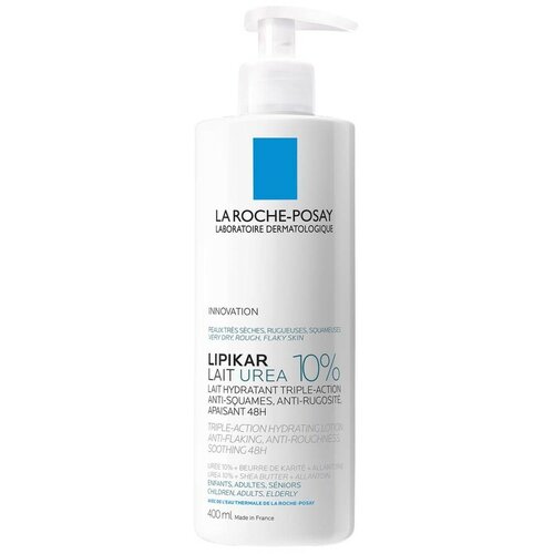 La Roche-Posay lipikar lait urea 10% hidratantni losion protiv perutanja i hrapavosti, 400 ml Slike