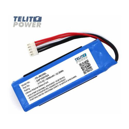  TelitPower baterija Li-Ion 3.7V 6000mAh za JBL Charge 3 bežični zvučnik JML330SL ( 3760 ) Cene