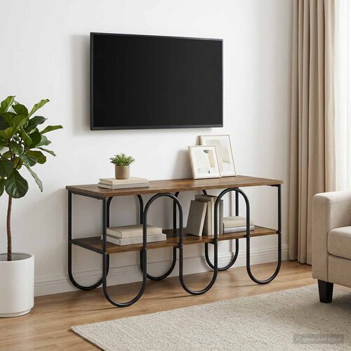  TV stalak 100 x 40 x 50 cm Dimljeni hrast Konstruirano drvo Cijene