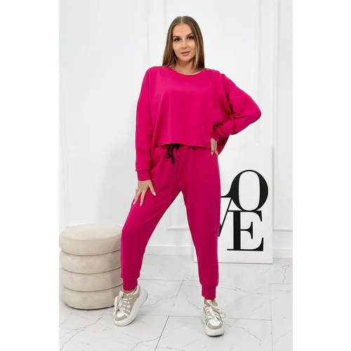 Kesi Set 2 Piece Sweatshirt + Fuchsia Trousers