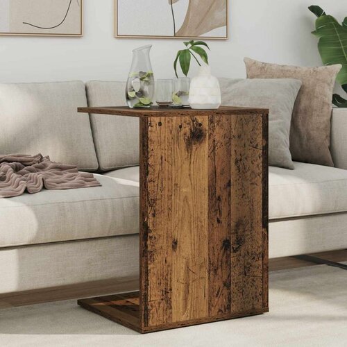  Bocni stol Staro drvo 45 x 40 x 62 5 cm Konstruirano drvo - Staro drvo Slike