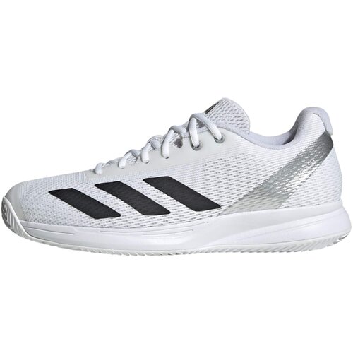Adidas Športni čevelj 'Courtflash Speed 2' siva / črna / bela Cene