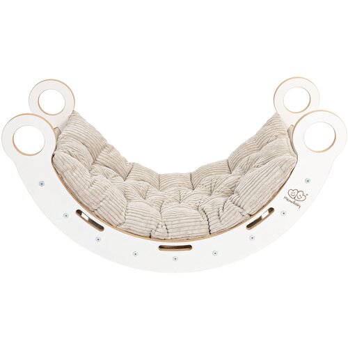 MeowBaby Velika Dream Rocker Beli les in lestev z rožnato blazino, (21625990) Cene