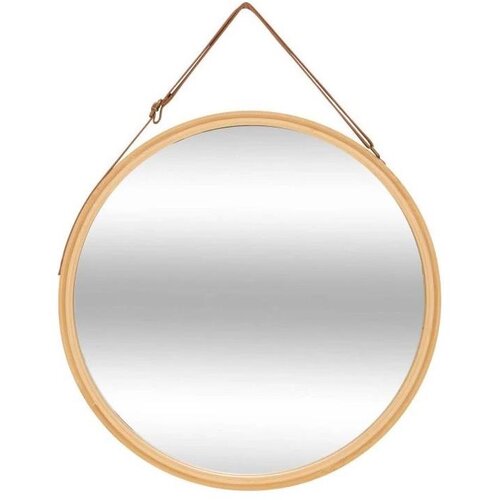 5five Zidno ogledalo LOBEE prečnika 38 cm, bambus Cene