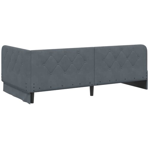  Kutni okvir kreveta Tamno siva 90 x 190 cm Bar&amp;scaron;un Slike