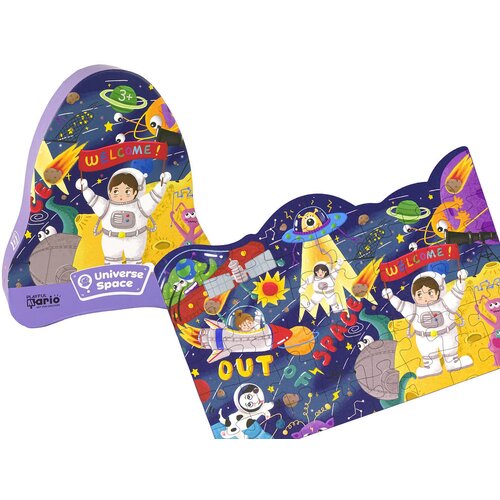 Puzzle Space Ufo Planets 48 Pieces Slike