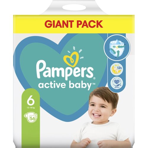 Pampers pelene giant pack 6 56/1 Cene