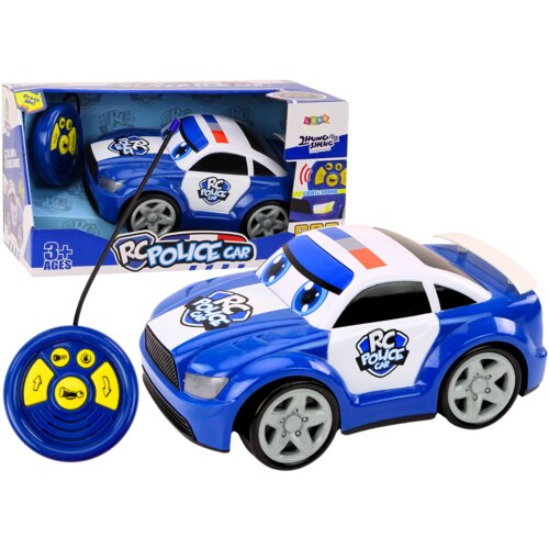  Auto na daljinsko upravljanje Cartoon Police  - plavi Cijene