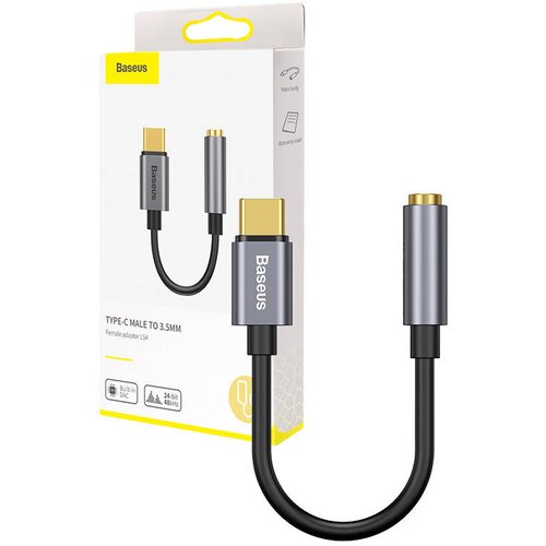 Baseus audio/HF/AUX adapter tip C + jack 3,5 mm ženski sivi L54 CATL54-0G Cijene