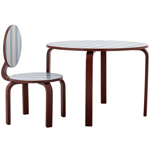 Bloomingville Mini Bordo/svijetlo plava dječja stolica Liova &amp;ndash; Slike
