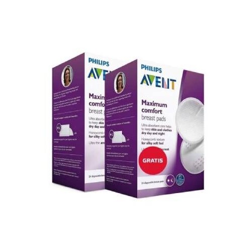 Avent Tuferi za grudi jednokratni dnevni 24 kom+ gratis 24 SCF254/24 Cene