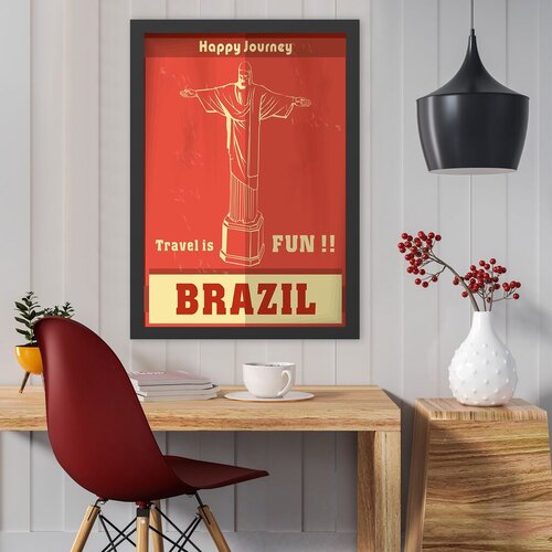 Wallity Uokvirena slika Brazil, 35x45 cm Cijene