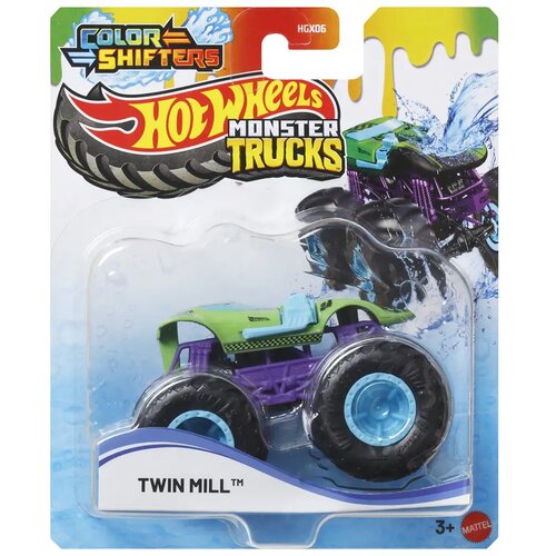 Mattel Hot Wheels Monster Trucks: Twin Mill avtomobil s spreminjanjem barv 1/64 - Cene